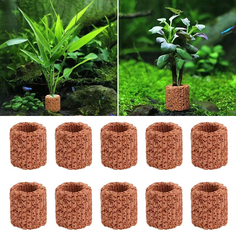 Plant Aquarium Pot - Su bitkisi sabit halka akvaryum peyzaj