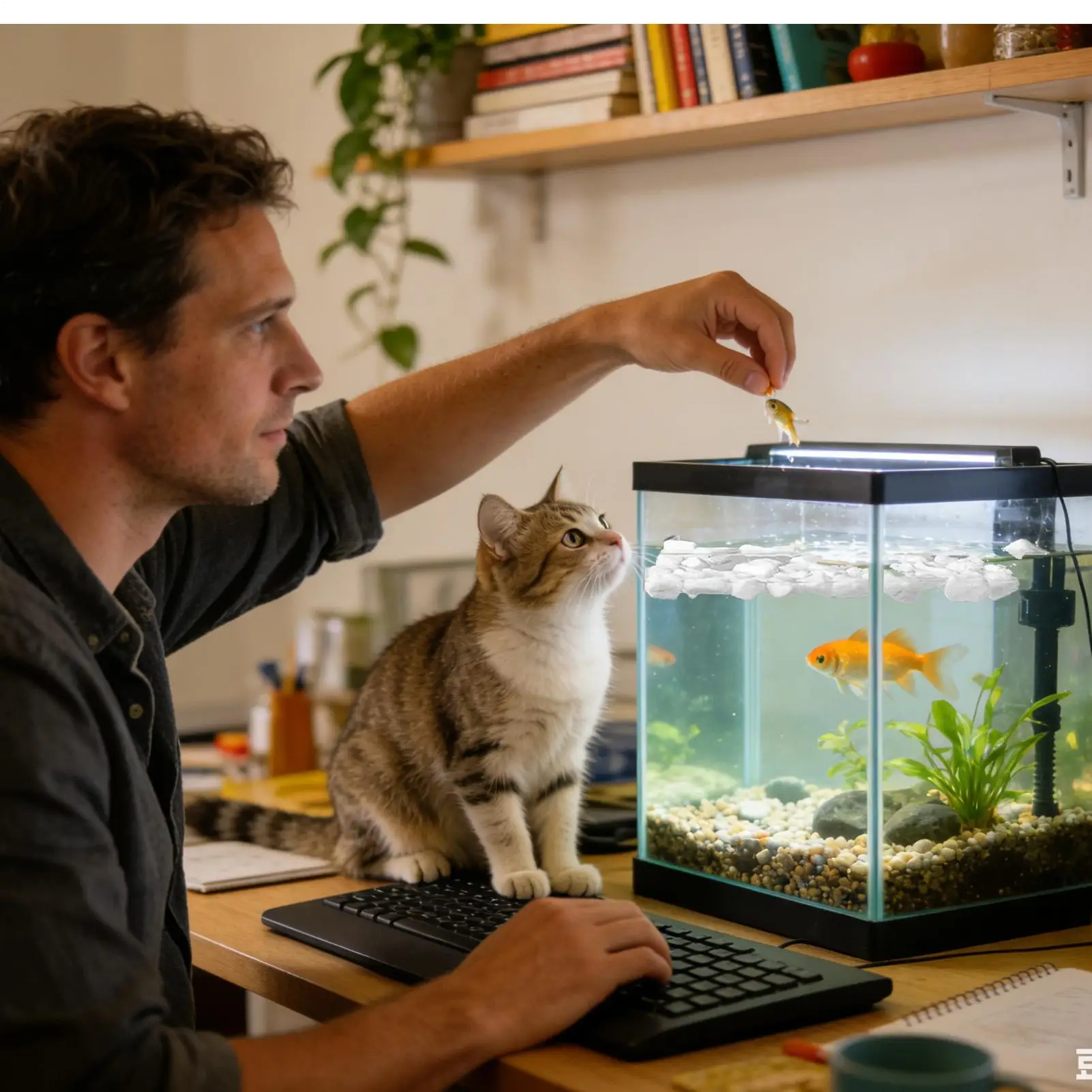 Aquarium Planted Tank Filter - Balık Tankı Suyu Temizleme Filtre İpliği,