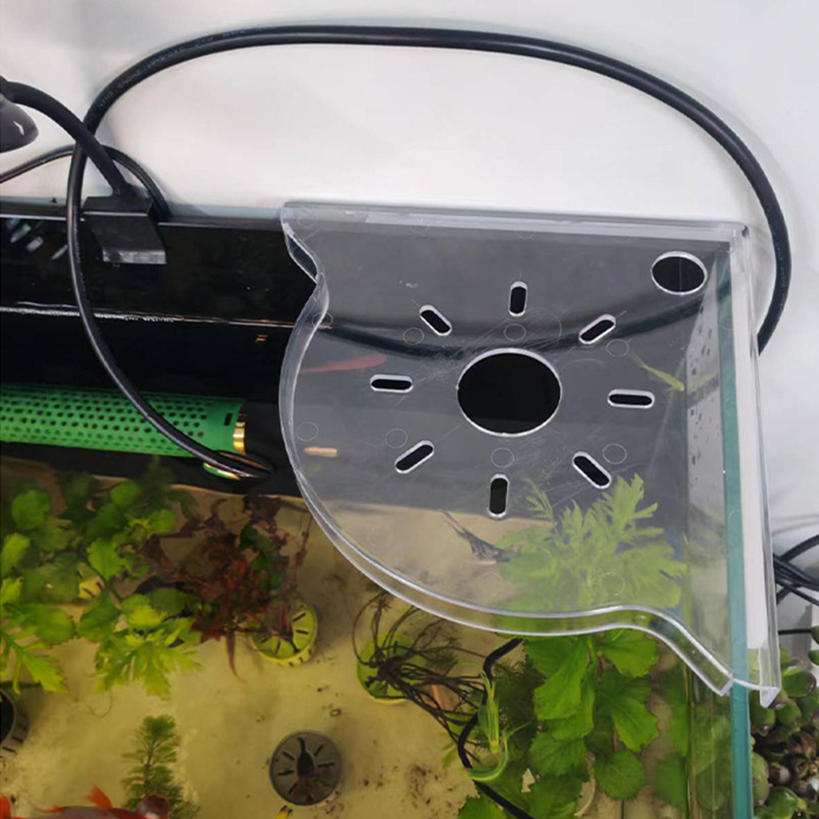 Aquarium Plant Holder - Üçgen Balık Tankı Köşe Depolama Rafı