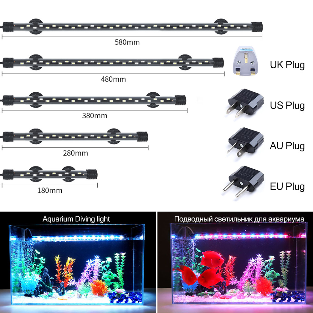 Aquarium Plant Light - 90-260 V Akvaryum Işık LED Su
