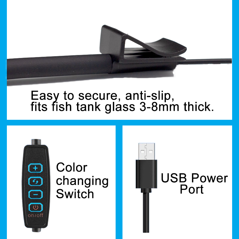 USB Akvaryum LED Lambası Balık - Aquarium Plant Light incelemesi ve fiyatı