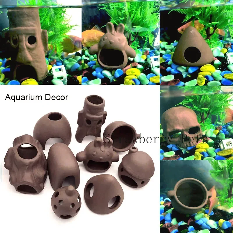 Seramik Akvaryum Dekorasyon Ba - Aquarium Plant Holder incelemesi ve fiyatı