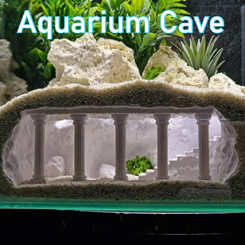 3D Baskılı Balık Tankı Mağaras - Aquarium Plants Live incelemesi ve fiyatı